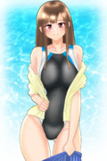 水本ゆかり×競泳水着
