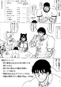 流行らなそうな格闘漫画の主人公、カフェで和む