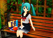 「さぁ、どうぞ～♪」＜らぶさんとお昼休み＞【らぶ式モデル誕生祭2018】