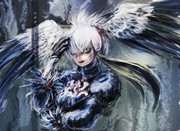 2B (NieR Automata )のコスをしてノリノリであのセリフを言うハシビロコウ