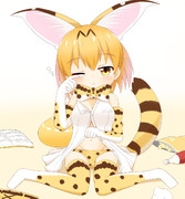 だらしないサーバルちゃん