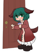 おはよ～ございま～す（小声）