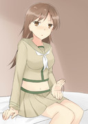 膝枕させてくれる大井っち