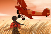 複葉機 ニコニコ静画 イラスト