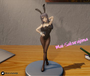 【MMD】今年最後のバニー【桜島麻衣】