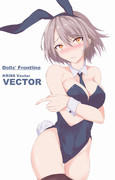 ドルフロ　バニーvector