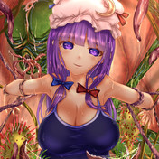 パチュリー ウッ ニコニコ静画 イラスト