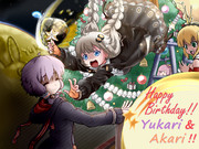 誕生日おめでとうゆかりさん＆あかりちゃん