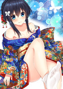 はだけ着物 ニコニコ静画 イラスト