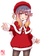 わんどろサンタ対馬