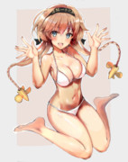 照月ちゃんで肌塗り練習