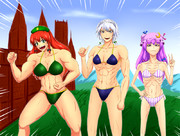 紅魔館の水着娘