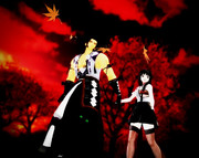 蜻蛉切と祥鳳さん（紅葉狩り）