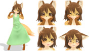 【MMDモデル配布】狐娘ちゃん