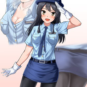 婦人警官 ニコニコ静画 イラスト