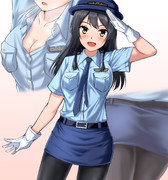 婦人警官 ニコニコ静画 イラスト