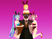 【MMD】 ウサギとタヌキ