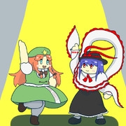 サタデーなナイトにフィーバーする衣玖さんと美鈴