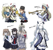 艦これジャズコンサート ニコニコ静画 イラスト
