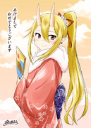 2019年あけおめ絵！