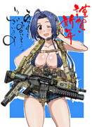 アイマス：『765プロ海水浴場水鉄砲大会』三浦あずさ編