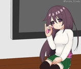 如月ちゃんと。