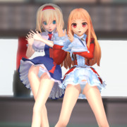 レア様とアリスの太股を観賞【高画質版投下】