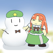 雪だるまと美鈴