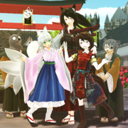 【たこ居る設定集】《２６》エルフの里_ヤコの神社紹介