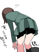 鉄壁スカート　謎の影