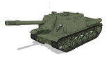 【MMD陸軍】ISU-152【モデル配布】