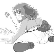尻もち ニコニコ静画 イラスト