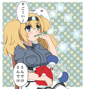 シャボン玉 ニコニコ静画 イラスト