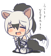 気持ちが尻尾にでちゃうアードウルフちゃん