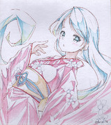 晴れ着五月雨さん。