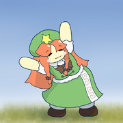 背伸び ニコニコ静画 イラスト