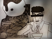 深層webで見つかった謎のスープを食べさせられる自分を野原ひろしだと思いこんでいる一般人