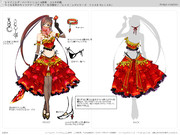 ③様々な属性の精霊をイメージにした自由な衣装＆武器デザイン
