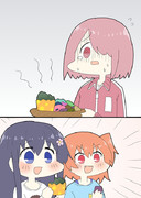 お菓子作りに失敗したものの花ちゃんとひなたちゃんの奇跡的な味覚に助けられた星野みやこちゃん