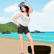 海女さん ニコニコ静画 イラスト