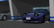 【MMDモデル配布あり】日産 180SX 後期型