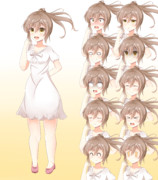 さとうささらちゃん立ち絵素材