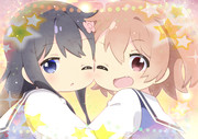 頬ずり ニコニコ静画 イラスト