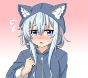 犬耳パーカー ニコニコ静画 イラスト