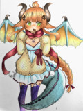 寒がり竜娘の瑠璃ちゃん