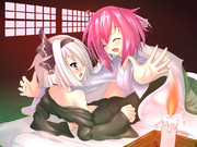 妖夢と幽々子が一緒に寢るやうです