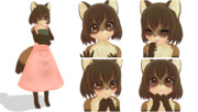 【MMDモデル配布】狸ちゃん