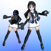 【MMDモデル配布】ＳＳＲ式 艤装つき涼風改ver1.00