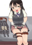 司令、これ黒潮さんからもらったスパッツなんです！