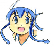 某中学校の美術部がイカ娘をかいてみた